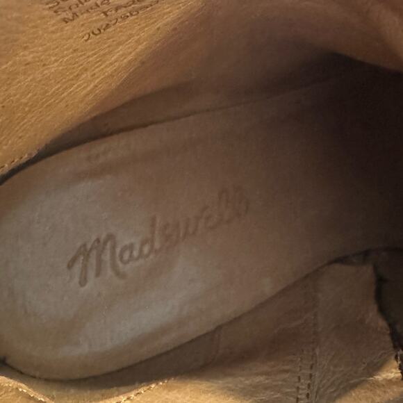 Madewell Rosie Leopard Calf Hair Ankle Boots Block Heel Women’s 7 - Picture 6 of 8